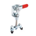 thumbnail image 3 of Push Pull Toggle Clamp, Left Right Push Pull Toggle Clamp Stainless Steel 180 Handle Opening Angle Plastic Cover Handle  for Electronic Equipment Installation, 3 of 7
