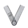thumbnail image 1 of 1 x Gonomètre 14 Pouces, Quantificateur Médical PVC, Gonomètre transparent 360°, Règle de Mesure Multifonction, 1 of 5