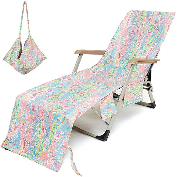 Portable beach chair camping folding chair sofa cover