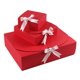 thumbnail image 4 of Wosthever Caja de regalo de 5 uds., caja de recuerdo de papel para cumpleaños, cajas de embalaje de regalo de aniversario de fiesta con cinta, Kits de decoración para fiestas Rojo L Wosthever HA005885-09, 4 of 6