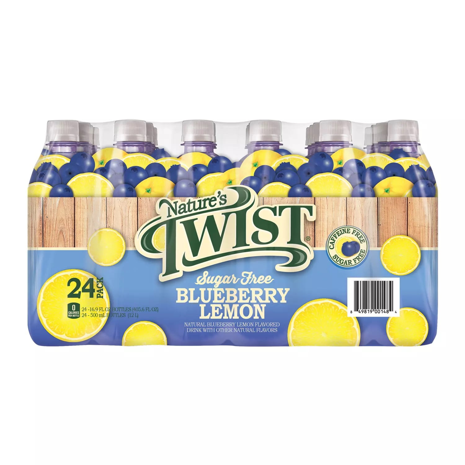 Nature's Twist SugarFree Blueberry Lemon 16.9 fl (24 Pack)