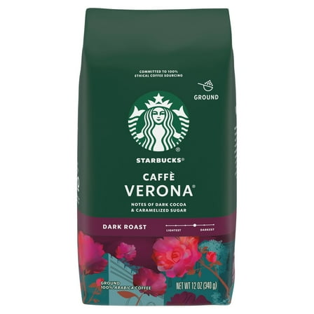 Starbucks Dark Roast Caffe Verona Ground Coffee 12 oz