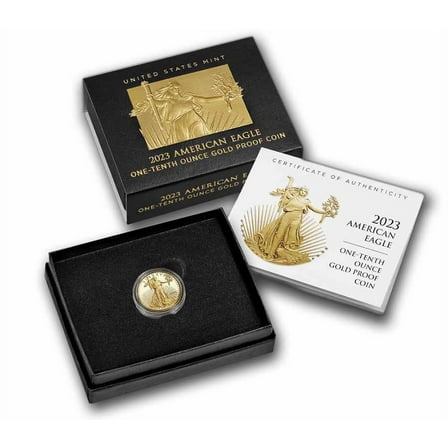 2023-W 1/10 oz Proof American Gold Eagle (w/Box & COA)