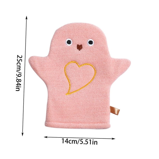 Pisexur Batería de cocina toallas de baño de muselina, guantes de baño para niños, toallas de enjuague, guantes de baño para ducha, guantes para niños, guantes para s para la cocina del hogar