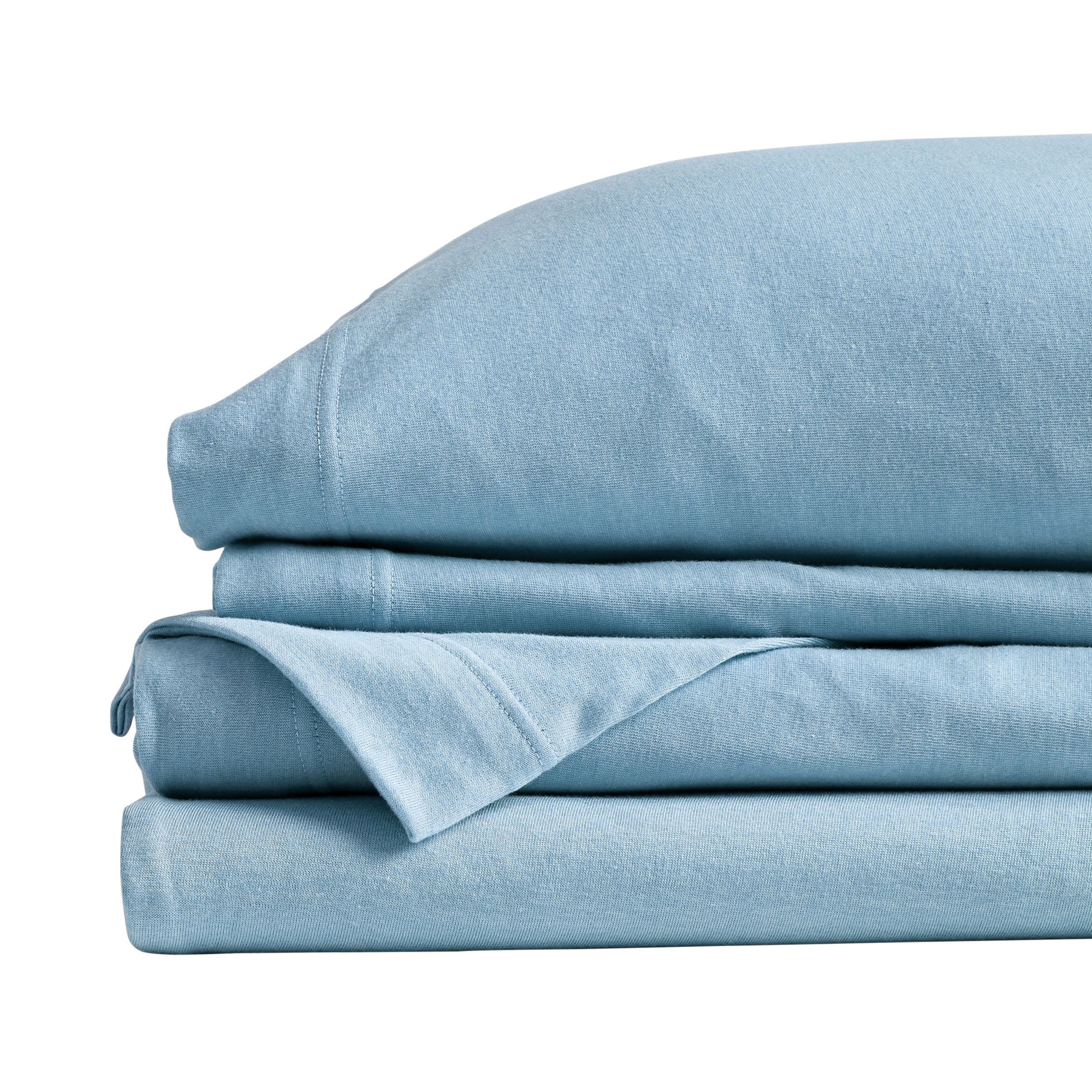 Jersey Sheets King Size, Soft and Breathable Jersey Knit Fabric