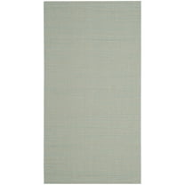 SAFAVIEH Courtyard Alana Contemporary Indoor/Outdoor Area Rug, 2' x 3'7", Aqua/Cream