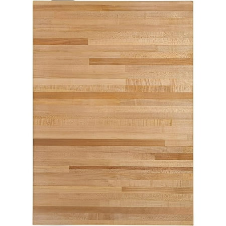 

Zoushwin Butcher Block Counter Top USA Grown Hard Maple Solid Hardwood Countertop Washer/Laundry Countertop Table Top Polished Prefinished with Food-safe Oil 1.5 Thickness 24 L x 25 W