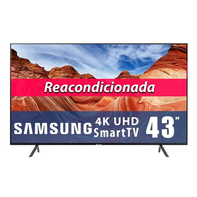 TV Samsung 43 Pulgadas 4K Ultra HD Smart TV LED UN43RU7100FXZA Reacondicionada