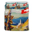 thumbnail image 1 of Switzerland Bed Set Vintage Art Rlt13, 1 of 6