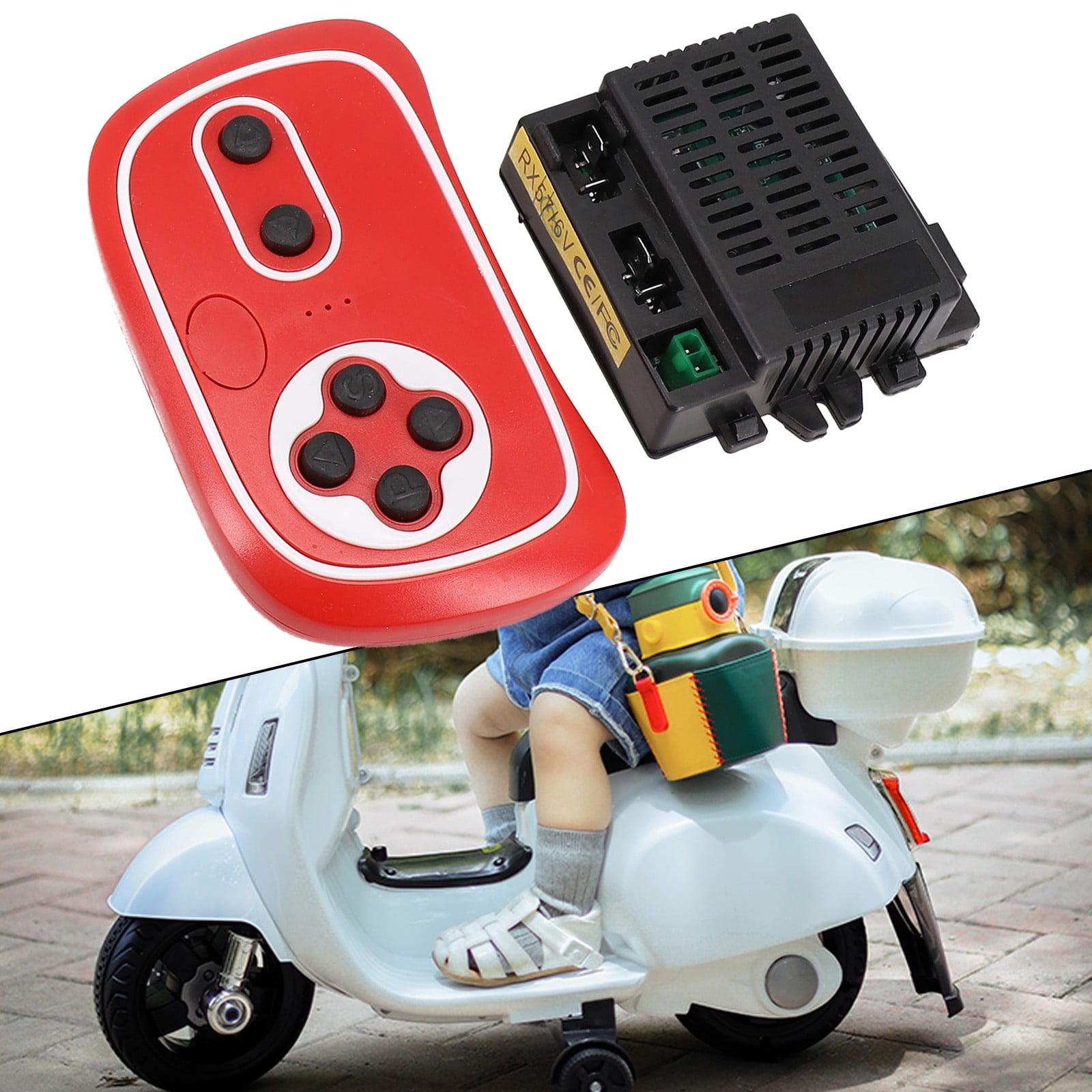 Weelye Rx57 6V 12V Receiver Ce/Fcc Kids Electric Car 2.4G Transmitter Tx20 And Rx57 6V