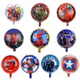 thumbnail image 2 of Globo De Película De Aluminio Redondo De 18 Pulgadas De La Serie Marvel Spiderman Superhéroe Decoración De Fiesta De Vacaciones Juguetes Para Niños Regalo De Cumpleaños, 2 of 4