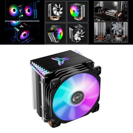 CR1400 CPU Silent 12V 4 Heatpipes PC Fan Cooling for LGA 775/1150/1151/1155/1156 FM2 FM1 5V 3Pin ARGB Pin AM4 Ventilador - Colorful