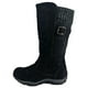 thumbnail image 1 of botas de tacón bajo de gamuza de invierno para mujer, 1 of 6