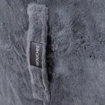 thumbnail image 3 of Gouchee Home Simcoe Faux Rabbit Fur Foam Bean Bag Chair – Large 4ft Charcoal Lounger with Pre-Cut Foam Filling, Soft Washable Cover, and Durable Inner Liner – Cozy Seating for Dorm or Living Room, 3 of 6