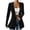 Black Velet, variant on Women's Open Front Cardigan Jacket Corduroy or Velvet Single Button Blazer Work office Waist Fitted Flared Hem Casual Tunic Outerwear Blue
