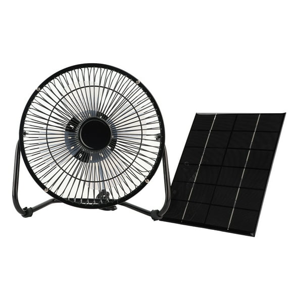 Panel solar del ventilador del hierro del USB 8inch 2.5w 5W 5V para viajar al aire libre YUNYI BRAND Deportes