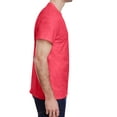thumbnail image 2 of Jnriver Men's Short Sleeve Lightweight Heavy Cotton T-Shirt Regular-Fit Crewneck Tee for Casual Wear Gym Workout Summer Outfit - Heather Red - XL, 2 of 3