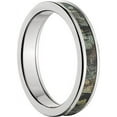 thumbnail image 3 of 4mm Half-Round Titanium Ring with a RealTree Timber Camo Inlay, 3 of 3