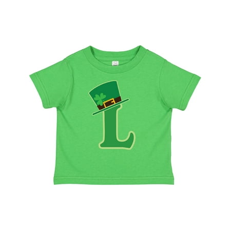 

Inktastic Irish St Patricks Day Letter L Monogram Gift Toddler Boy or Toddler Girl T-Shirt