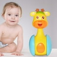 thumbnail image 3 of Roly Poly Baby Toys, Cute Giraffe Tummy Time Toys for Newborns 3-12 Month Baby Boys and Girls Xmas Birthday Gifts Stocking Fillers, 3 of 7