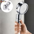 thumbnail image 2 of Spencer 1 Pack Shower Head Handset Holder Suction Cup Chrome Bathroom Wall Mount Adjustable Suction Bracket, 2 of 8