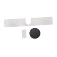 thumbnail image 3 of CoudarTitie Faucet Mat for Kitchen Sink Guard Fast Drying Diatomite Drain Pad Water Catcher White 40x10cm, 3 of 9
