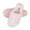 Pink, variant on Jessica Simpson Womens Plush Faux Fur Fuzzy Slide on Open Toe With Elastic Backstrap