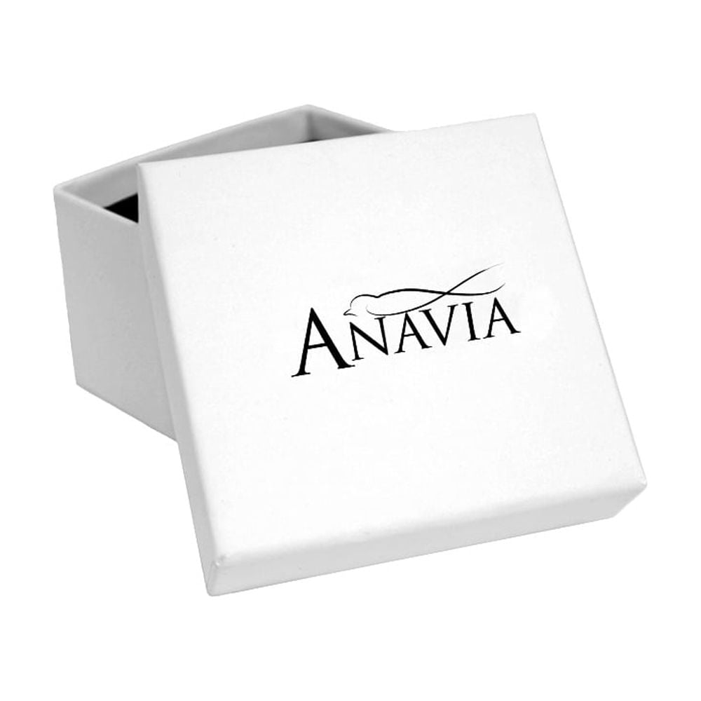 Anavia Round Libra Constellation Zodiac Star Sign Stainless Steel Silver Disc 22mm Pendant Jewelry with Gift Box