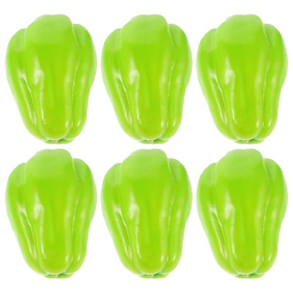 WEUVEB 6Ud Y Verduras Artificiales Resistentes Para Decorar Cocina Y Espacios Creativos