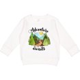 thumbnail image 2 of Inktastic Adventure Awaits Woodland Trail Toddler Sweatshirt, 2 of 4