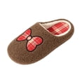 thumbnail image 2 of AzureSilk Womens House Slippers Cute Closed Toe Furry Slippers For Women Warm Plush Lined Slip On Household Slides Lightweight Soft Sole Stylish Indoor, 2 of 5