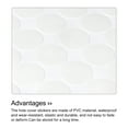 thumbnail image 4 of Uxcell 15mm Dia Self Adhesive Screw Hole Cover Stickers White 6 Sheet/576Pcs, 4 of 5