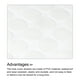 thumbnail image 4 of Tornillos Agujeros Tapa Pegatinas, 21mm Diámetro PVC Auto Adhesivo Cubiertas Tapas para Madera Muebles Gabinete Estante Armario, Blanco 4 Hoja/216uds, 4 of 5