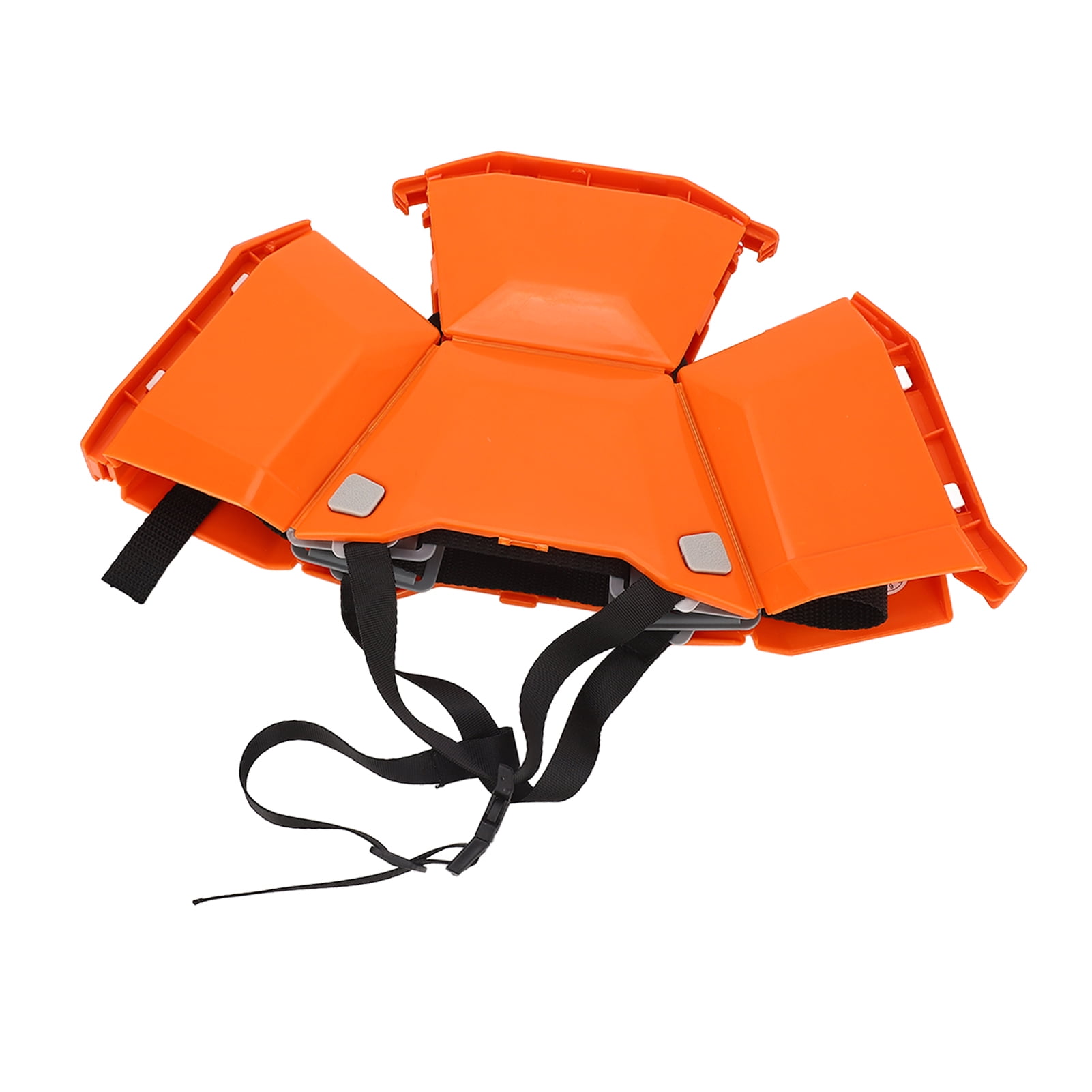 M Buder High Strength Plastic Foldable Helmet Portable Head Protection Safety Hard Hat for Outdoor Work Sports Travel Emergency Rescue (14.5 inches / 37 cm), Orange Color, 1 Pack