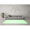 thumbnail image 3 of Ahgly Company Indoor Square Solid Emerald Green Modern Area Rugs, 3' Square, 3 of 4