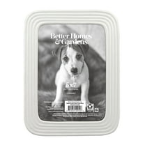 Better Homes & Gardens 5x7 Ceramic Tabletop Picture Frame, White