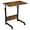 Retro Brown, variant on UWR-Nite Tray Table, Adjustable Sofa Bed Side Table Portable Desk with Wheels Overbed Table Laptop Cart with Open Shelf
