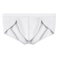 thumbnail image 4 of Ropa Interior de la Seda de Hielo de los Hombres de Malla Transpirable Fresco Delgado Boxeador Pantalones Cortos 90% Poliéster 10% Spandex, Pantalones Cortos de Cintura Alta Ropa Interior Sexy para Ho, 4 of 5