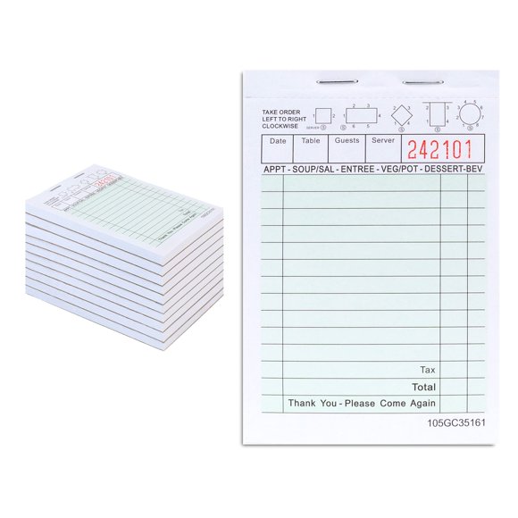 Paquete de 10 minicuadernos de papel verde Stock Your Home