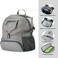 thumbnail image 3 of WATERFLY Unisex 20L Small Foldable Packable Travel Hiking Backpacks Daypack,Light Gray, 3 of 7