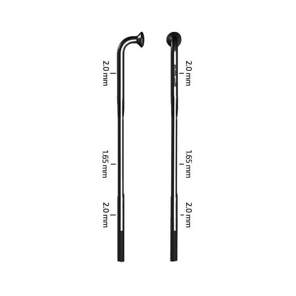 Zipp Sapim D-Light Spokes J-Bend, Black, 280mm, 3pcs