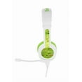 thumbnail image 2 of YANI- Buddyphones School Kids Wired Headphones - White/Green, 2 of 5