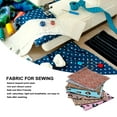 thumbnail image 4 of Sewing Craft Fabric, Soft Breathable Quilting Fabric Assorted Styles 7 Pieces  For Family, 4 of 8