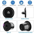 thumbnail image 3 of Amerteer 6 Pack Reusable K Cups, Refillable Coffee Filters for Keurig 2.0 and 1.0 and MINI PLUS Series Machines, Universal Reusable Coffee Pods, Coffee Scoop Funnel, Stainless Steel Filter, 3 of 7