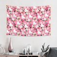 thumbnail image 2 of Xecao Rose Rabbit Print Tapestry, Wall Hanging Room Funny Decor, Backdrop Room Decor for Bedroom Living Room dormitory, 2 of 8