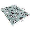 thumbnail image 4 of Black Corgi Blanket,Comfortable Soft Flannel Throw Blanket,All Season,Warm Lightweight Blankets for Sofa Bed Couch Living Room Chair,60"x80"(150x200cm), 4 of 4