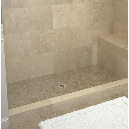 Tile Redi Single Threshold Shower Base with Bench