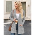 thumbnail image 4 of MISFAY Women's Cardigans Long Sleeve with Pockets - Open Front Lightweight Cardigan, 4 of 5