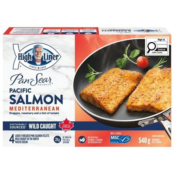 High Liner Pan-Sear Selects Mediterranean Wild Pacific Salmon, 540 g