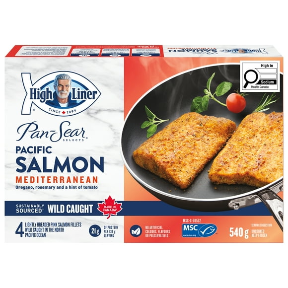 High Liner Poêlée SelecteSaumon du Pacifique Sauvage à la Méditerranéenne 540 g